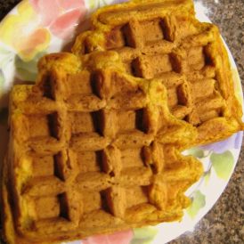 Pumpkin Waffle Recipe Image